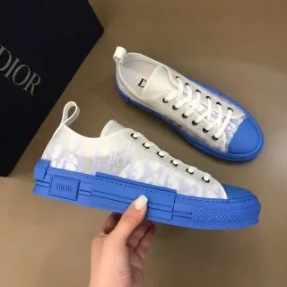 Dior B23 Transparent Monogram Blue Lifestyle Sneakers