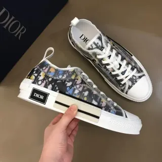Dior B23 Transparent Oblique Print Lifestyle Sneakers
