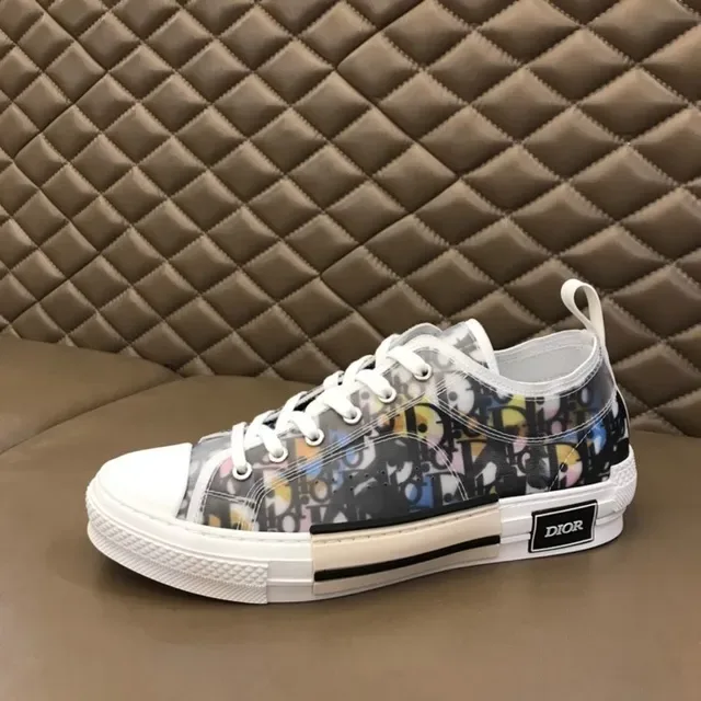 Dior B23 Transparent Oblique Print Lifestyle Sneakers 3