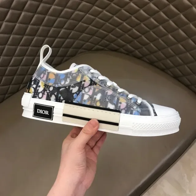 Dior B23 Transparent Oblique Print Lifestyle Sneakers 5