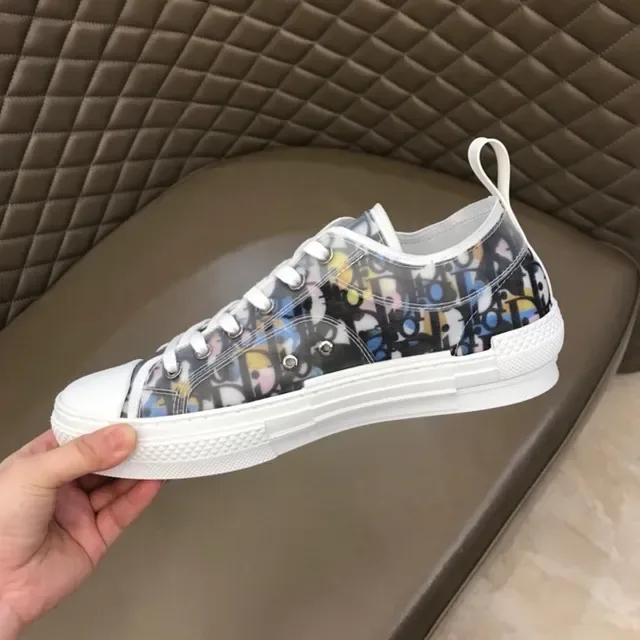 Dior B23 Transparent Oblique Print Lifestyle Sneakers 7