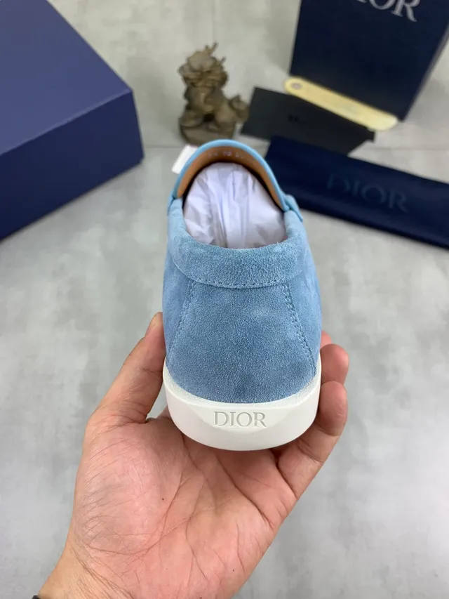 Dior B27 Light Blue Suede Loafer 3