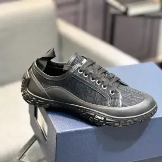 Dior B27 Monogram Jacquard Black Lifestyle Sneakers