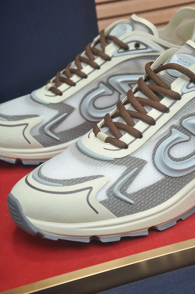 Dior B27 Off-White Gray Chunky Sneakers 8