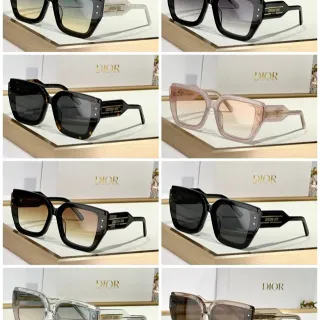 Dior B2x Black Transparent Oversized Geometric Square Cut-Corner Frame Sunglasses