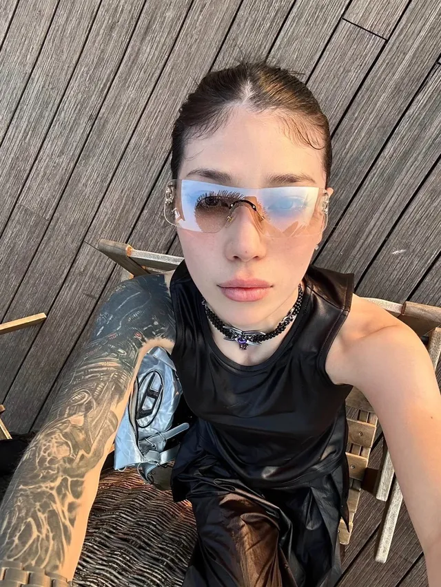 Dior Green Silver Metal-Frame Crystal-Embellished Sunglasses 6