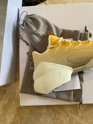 Dior Yellow Green Sole Gradient Upper Chunky Sneakers 4