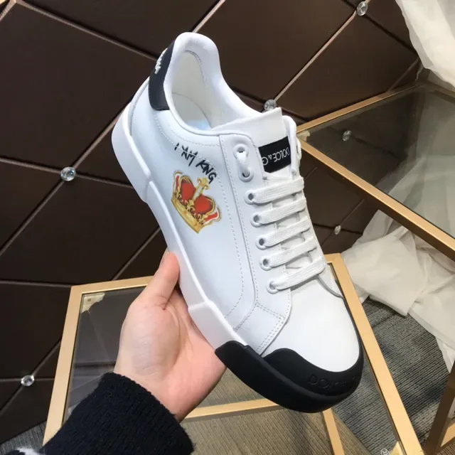 Dolce & Gabbana Portofino Sneakers Lifestyle Blancs et Noirs 2