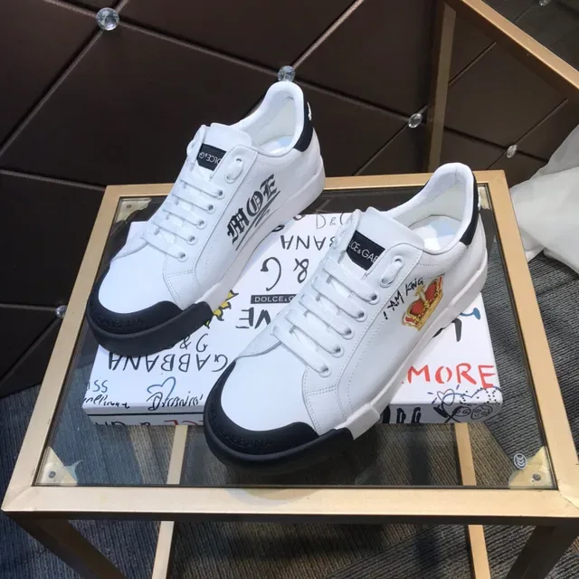 Dolce & Gabbana Portofino Sneakers Lifestyle Blancs et Noirs 6