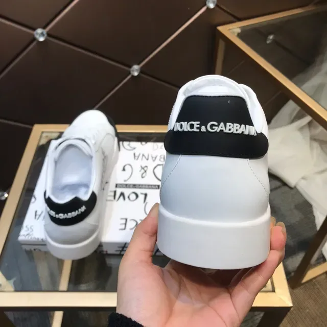 Dolce & Gabbana Portofino Sneakers Lifestyle Blancs et Noirs 7