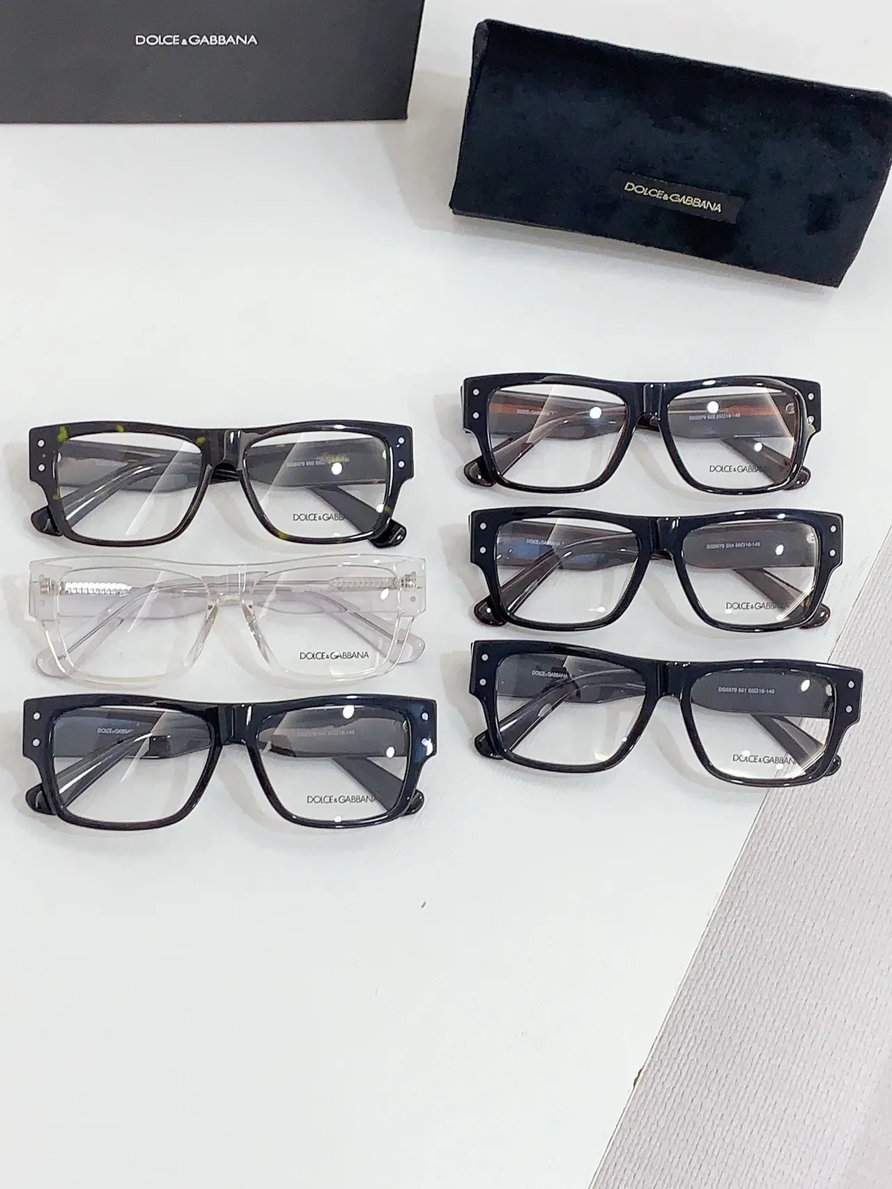 Dolce & Gabbana DG 3379 Black Grey Havana Optical Glasses 8