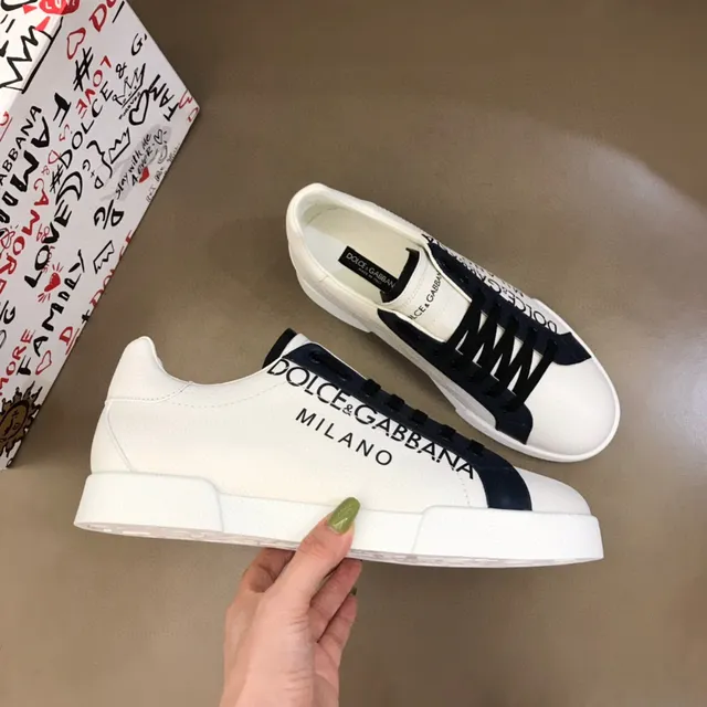 Dolce & Gabbana Portofino sneakers lifestyle blanc marine logo 5