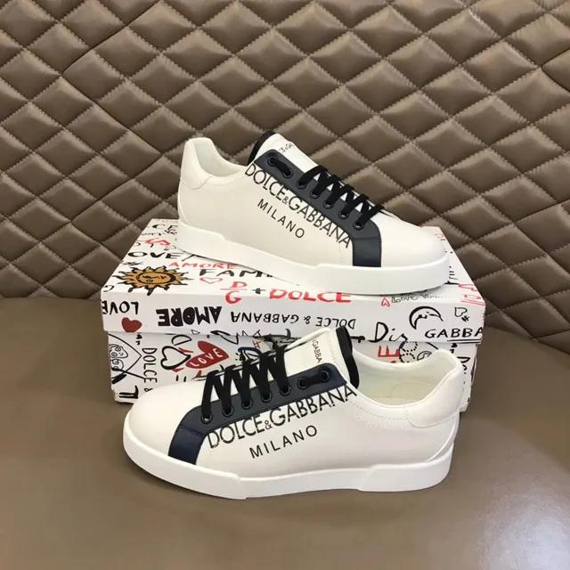 Dolce & Gabbana Portofino sneakers lifestyle blanc marine logo 6