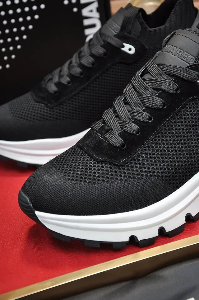 Dsquared2 ICON Black and White Chunky Sneakers 3