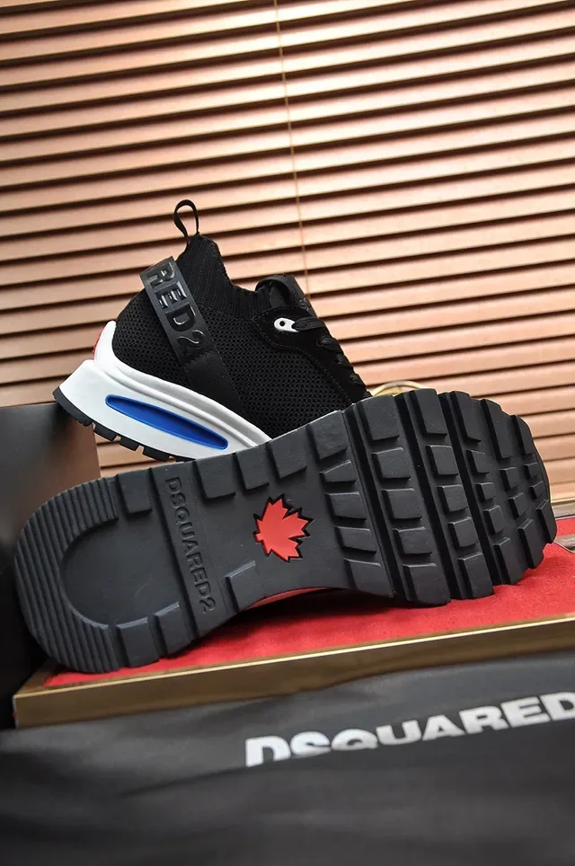 Dsquared2 ICON Black and White Chunky Sneakers 4