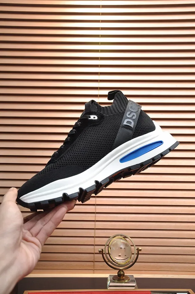 Dsquared2 ICON Black and White Chunky Sneakers 6
