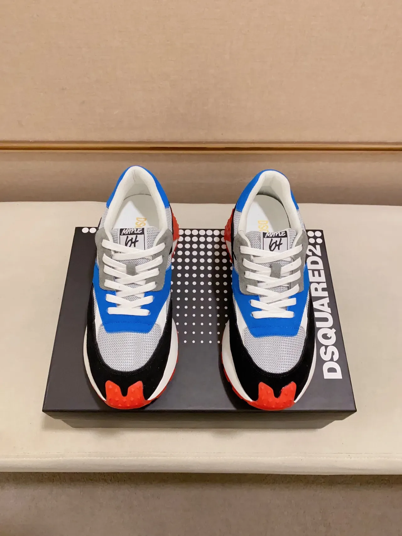 Dsquared2 ICON شونكي سنيكرز متعددة المواد 5
