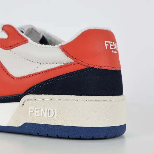 Fendi FF Sneaker rouge marine blanc lifestyle sneakers 4