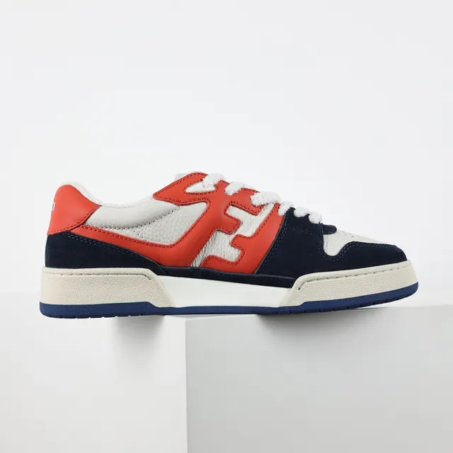 Fendi FF Sneaker rouge marine blanc lifestyle sneakers 7