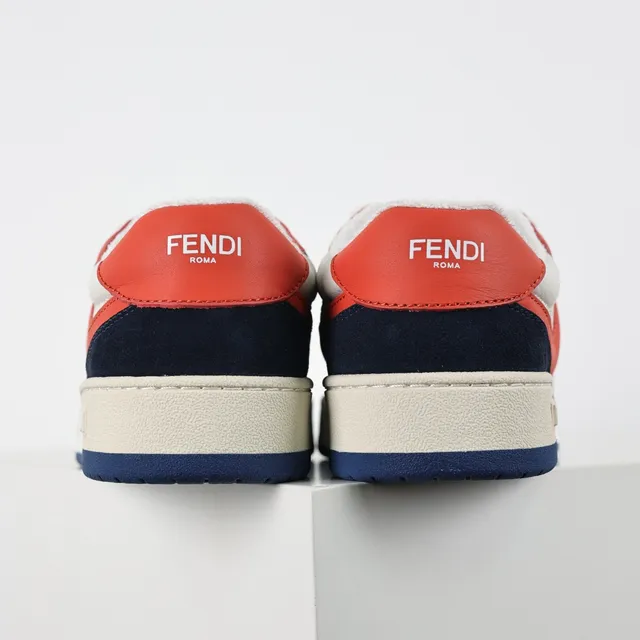 Fendi FF Sneaker rouge marine blanc lifestyle sneakers 8