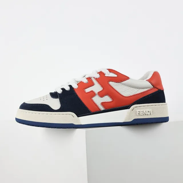 Fendi FF Sneaker rouge marine blanc lifestyle sneakers 9
