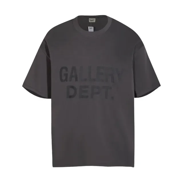 Gallery Dept Black White Oversized Fit Bold Typographic Print T-Shirt 5