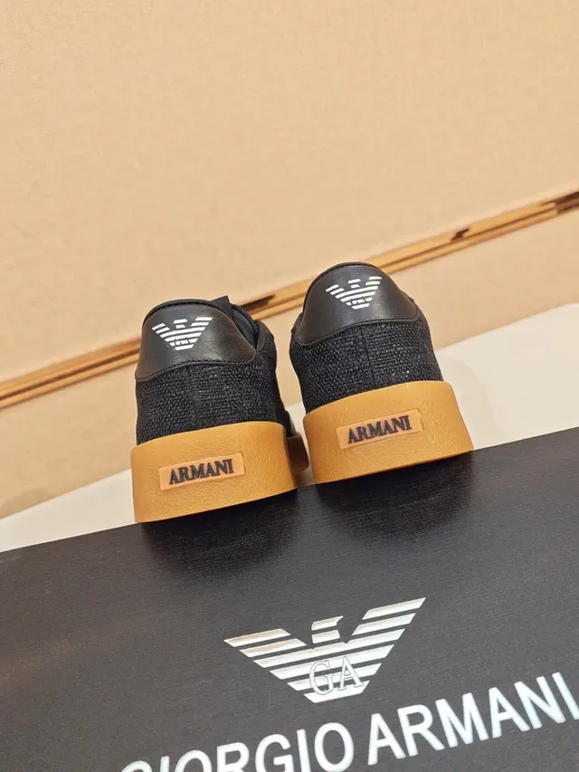 Black and Gum Rubber Sole Lifestyle Sneaker 4