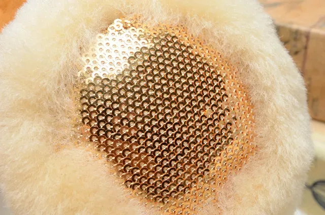 Black Brown Fur-Lined Mesh Interior Beanie 8