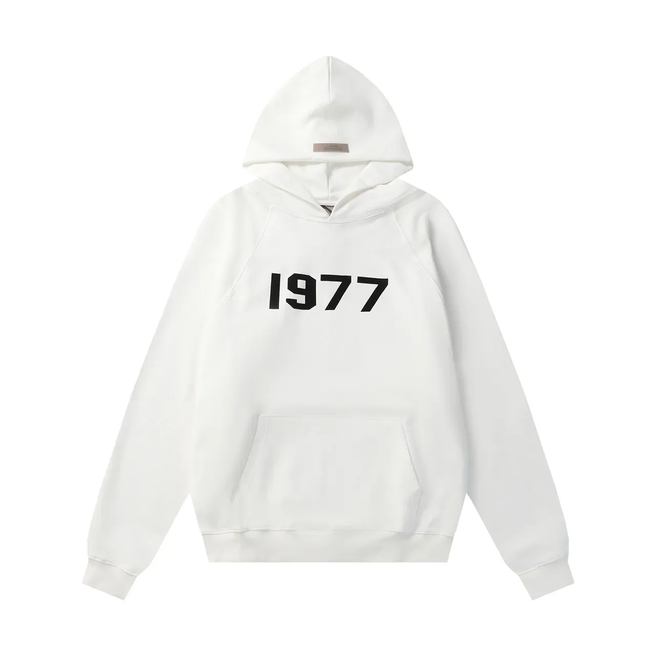 Black Gold Oversized Fit Raglan Sleeves Hoodie 6