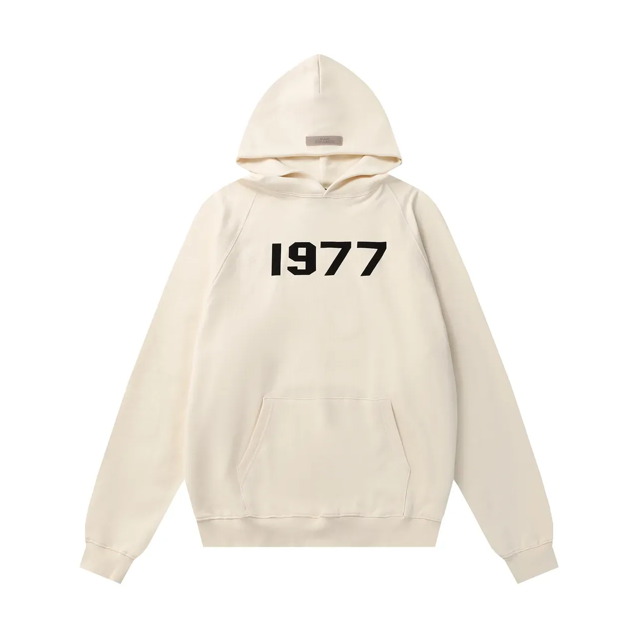 Black Gold Oversized Fit Raglan Sleeves Hoodie 12