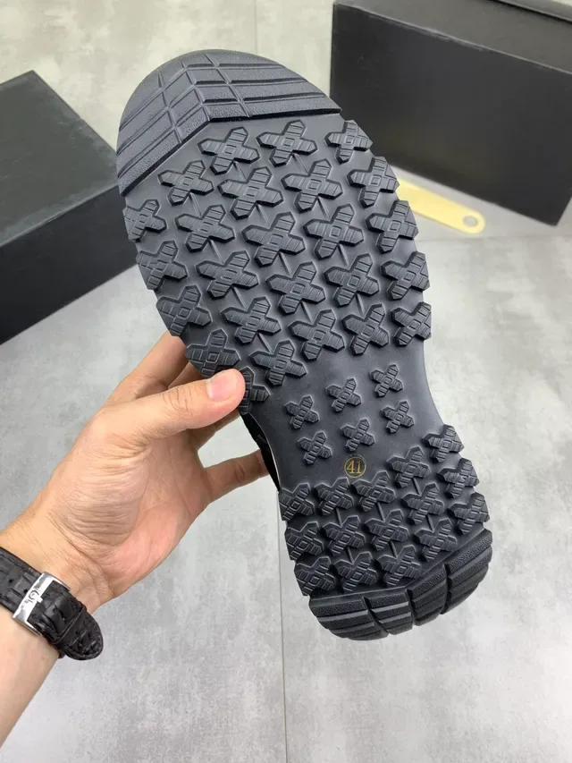 Black Mesh and Suede Lifestyle Sneaker 2