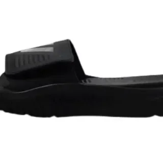 Black Molded Strap Slide Slipper