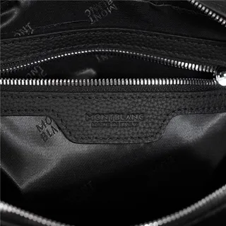 Black Pebbled Leather Top-Handle Boston Bag 2