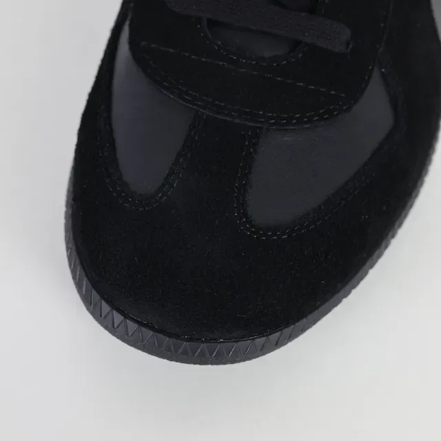 Black Suede and Leather Panel Lifestyle Sneakers 5