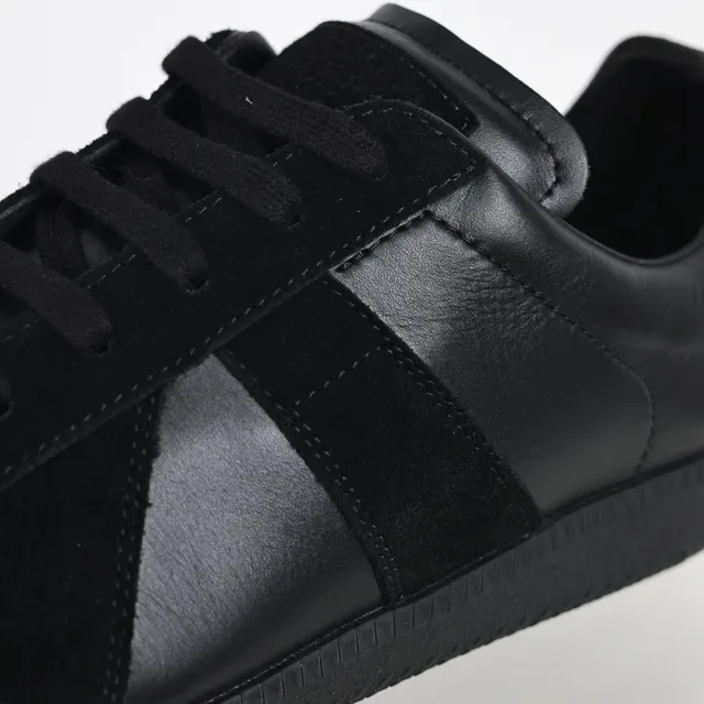 Black Suede and Leather Panel Lifestyle Sneakers 6