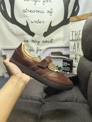 Black Tan-Lined Perforated T-Strap Mary Jane Shoes 15