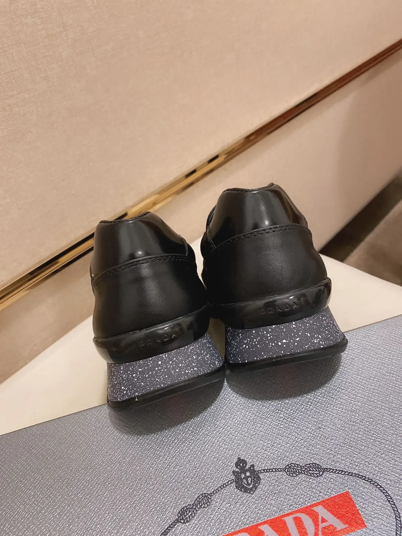 Black White Slip-On Elastic Side Panels Lifestyle Sneakers 3