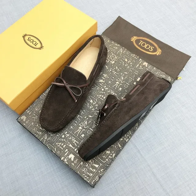 Brown Beige Suede Upper Bow-Tie Detail Loafer 2