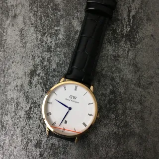 Daniel Wellington Black Gold Minimalist Case Quartz Watch