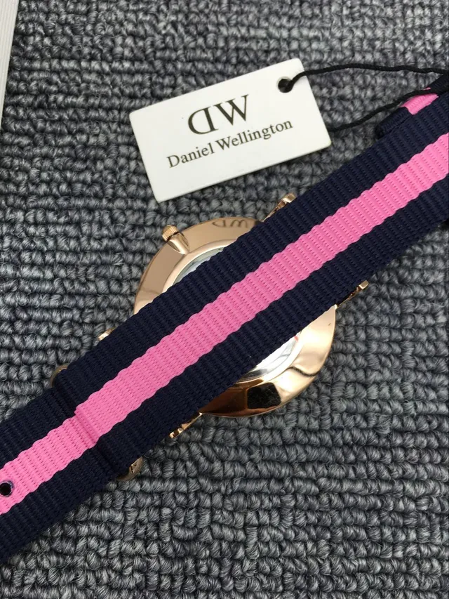 Daniel Wellington White Navy Minimalist Dial Crystal Hour Markers Quartz Watch 2