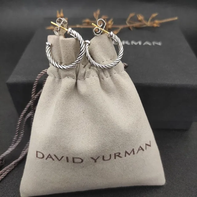 David Yurman Cable Classics Twisted Hoop Earrings 2