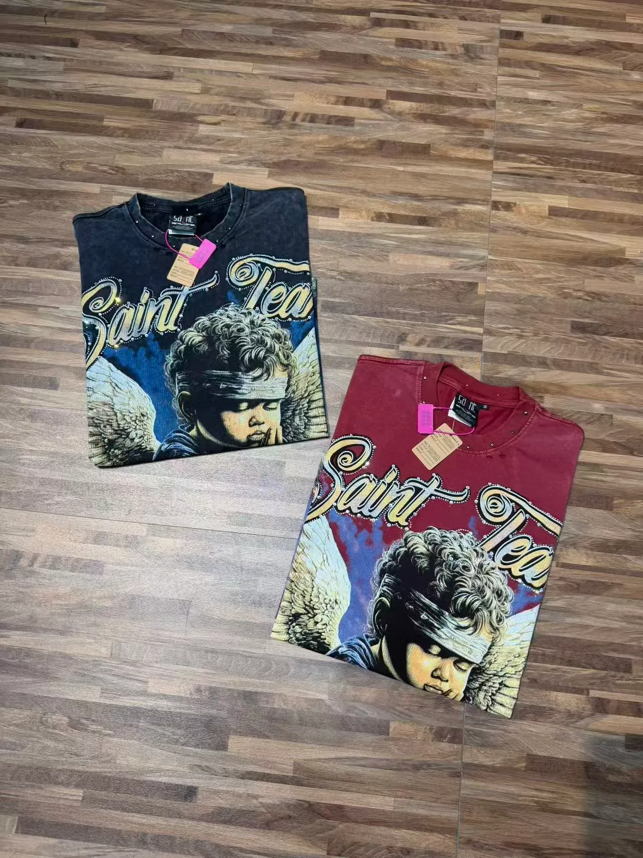 Distressed Graphic Print Oversized T-Shirt 3