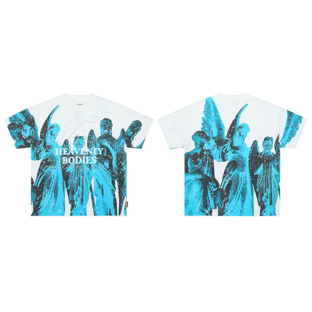 FIRST ROW Heavenly Bodies Graphic Print Oversized T-Shirt 2