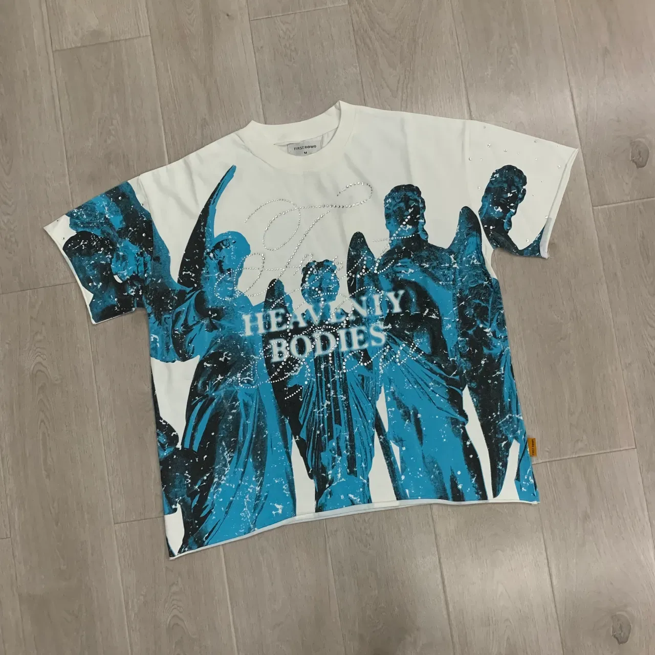 FIRST ROW Heavenly Bodies Graphic Print Oversized T-Shirt 5