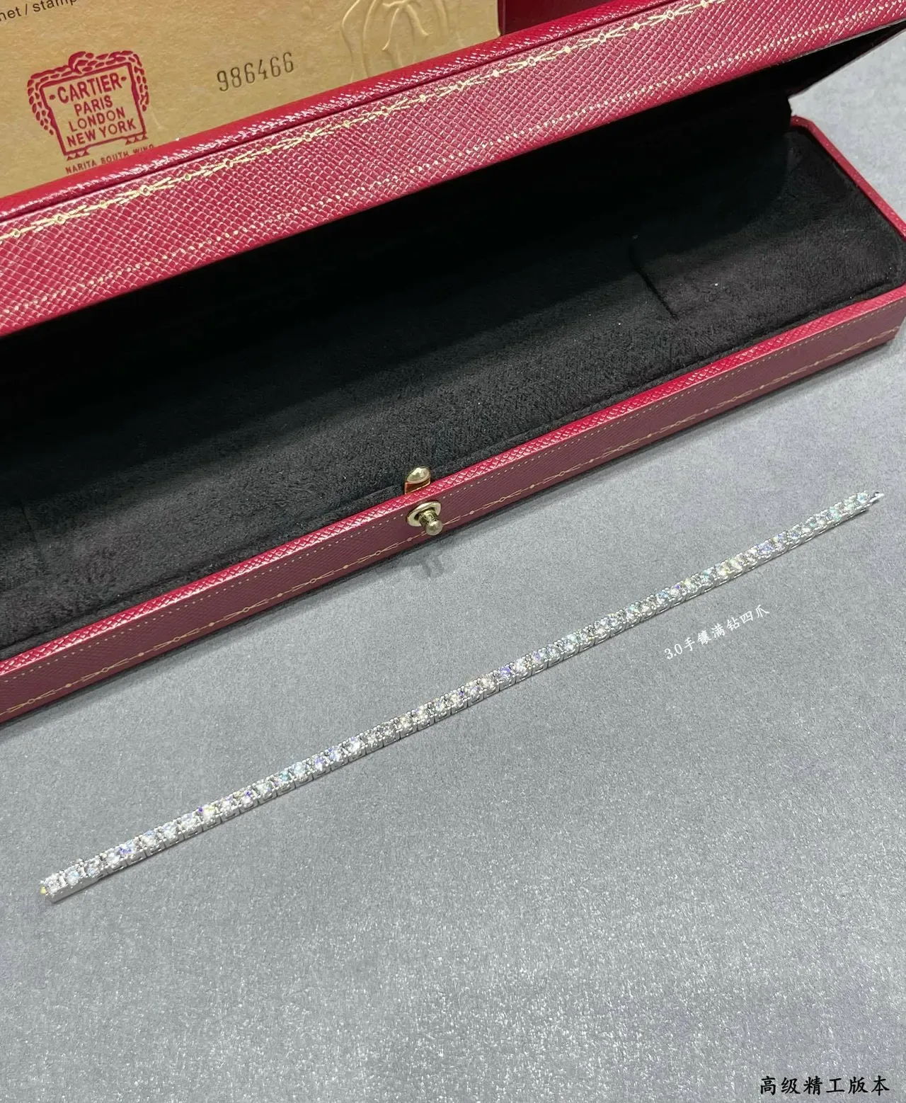 Full-Row Pavé Four-Prong Diamond-Set Rigid Bangle Bracelet 5