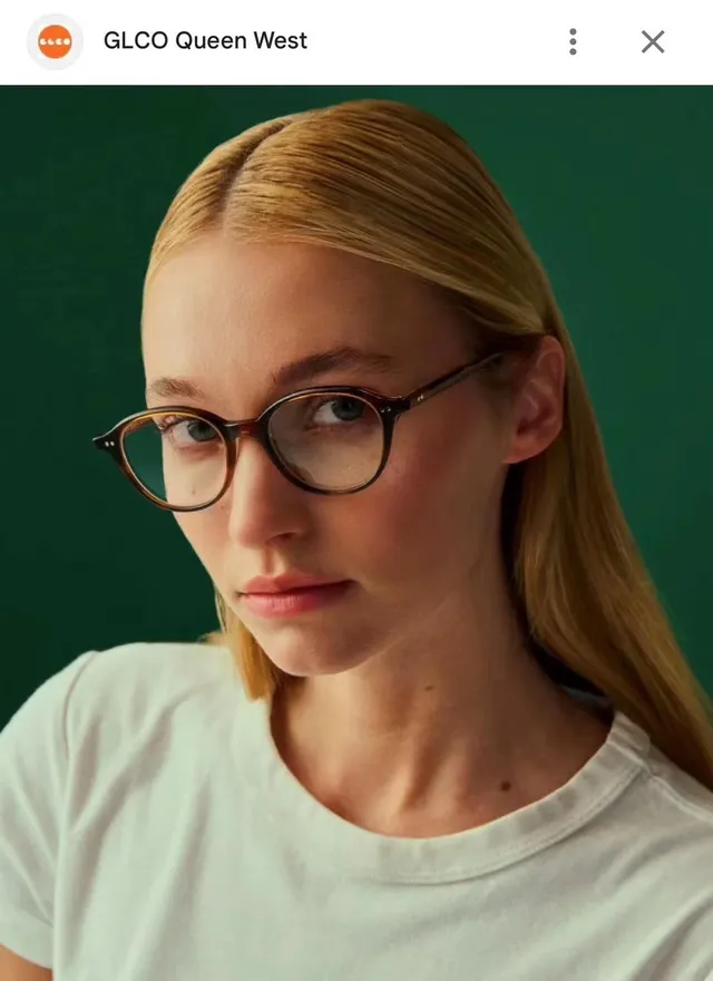 Garrett Leight Gafas Ópticas Redondas Translucidas Verde-Gris 2