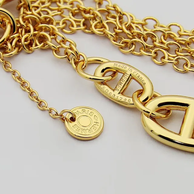 Gold Silver Multi-Chain Toggle Clasp Bracelet 2