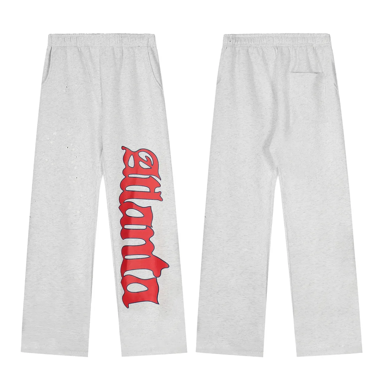 Graphic-Print Zip-Front Hoodie and Wide-Leg Sweatpants Tracksuit 13
