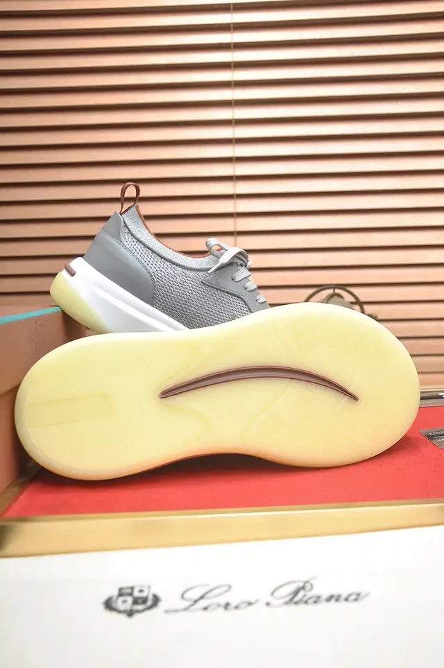Gray Mesh and Synthetic Overlay Lifestyle Sneaker 3