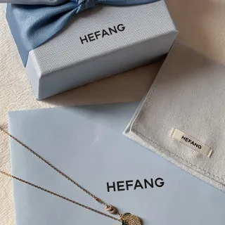 HEFANG Colar Corrente Pingente Fruta Pavé-Set Dourado Verde